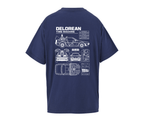 Delorean - Framed - camiseta de cine