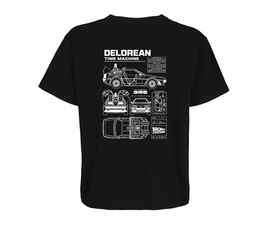 Delorean - Framed - camiseta de cine