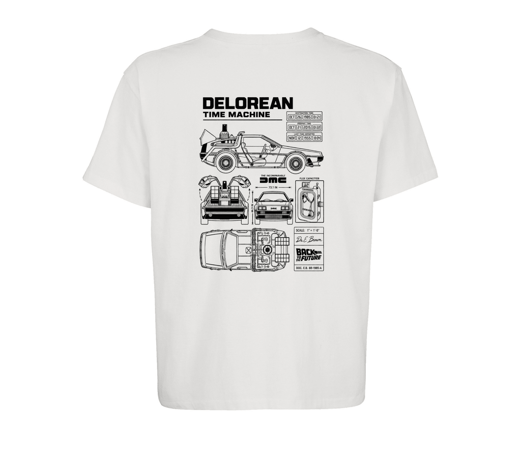 Delorean - Framed - camiseta de cine