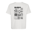 Delorean - Framed - camiseta de cine