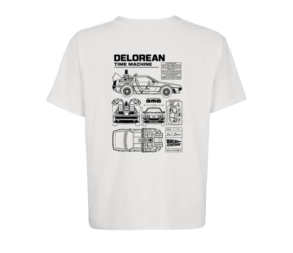 Delorean - Framed - camiseta de cine